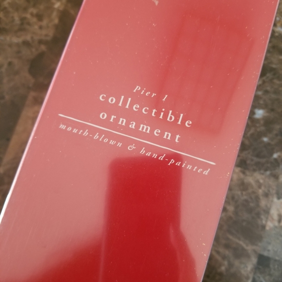 Pier 1 moose  reindeer Christmas mercury moveable  ornament - Picture 6 of 9